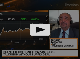 FGE's Fesharaki Sees Oil Prices at Mid-$60 Level Next Year