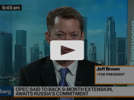 FGE's Brown Says Oil Needs to Stay Around $55 a Barrel