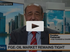 FGE’s Fesharaki Sees Oil Prices at $75 to $80 a Barrel by End of the Year
